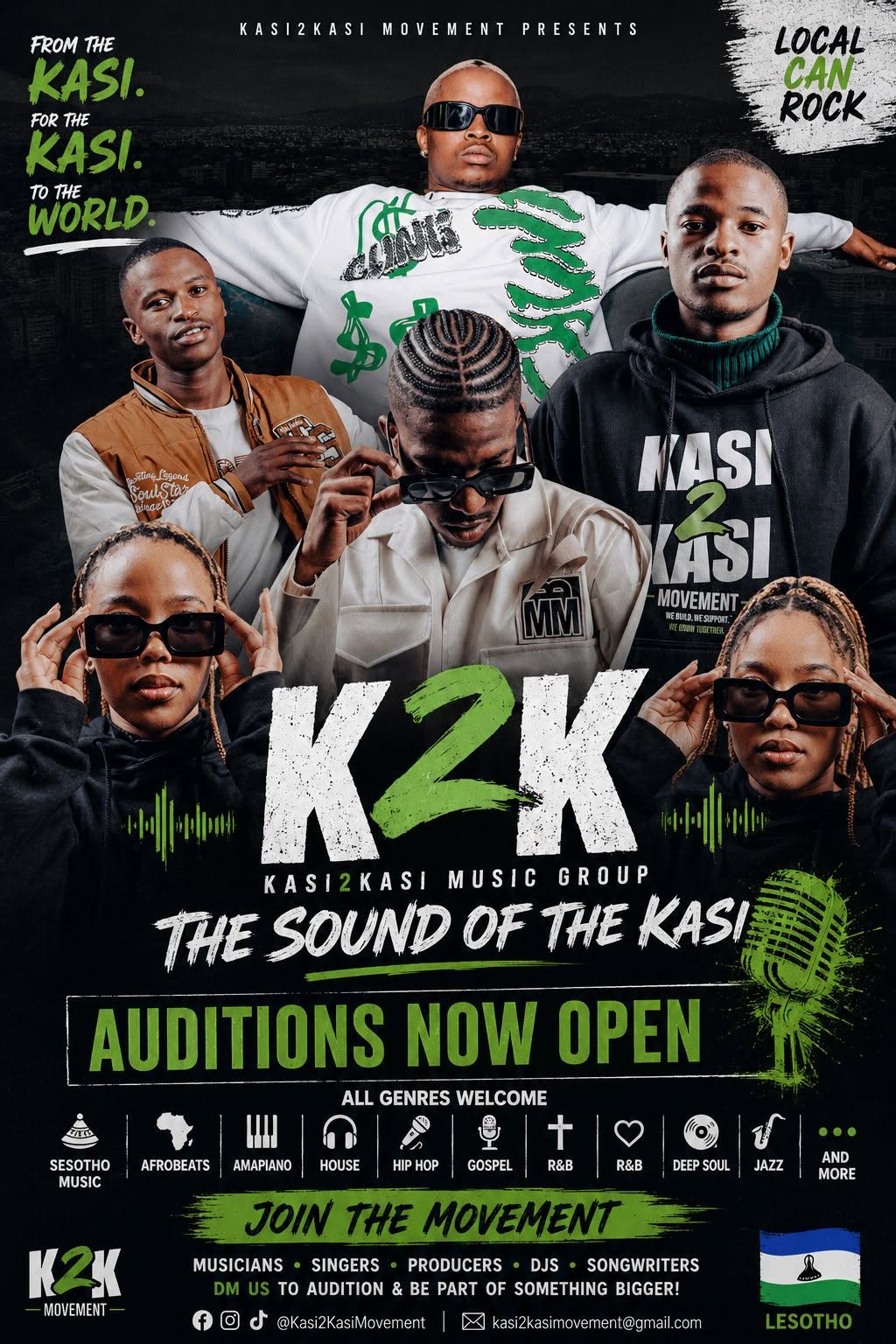 K2K R Gang, KASI 2 KASI artist